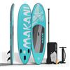 HAGO Stand Up Paddle Board Allround SUP 320 cm xxx, set completo, nucleo Drop-Stitch, fino a 120 kg, 3 pinne, borsa per il trasporto, per principianti ed esperti, gonfiabile
