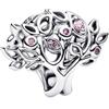 Rimgoris 925 Charm in argento sterling per le donne bracciali collana in oro rosa Festa della mamma Cuore Ruby Mamma Cuore Luna Madre Figlia Fortuna Quadrifoglio Amicizia