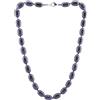 Treasure Bay Collana da donna fatta a mano, 10 x 16 mm, con pietre preziose naturali e perline per donne e ragazze