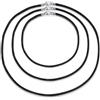 Bling Jewelry Collana Di Fili Di Seta Satinata Sottile E Morbida Per Ciondolo A Strati Donne Uomini Adolescenti Con Chiusura A Moschettone In Argento Sterling .925 14 16 18 20 24 36 Pollici