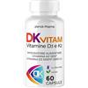 J.ARMOR Vitamina D3 K2 60 Capsule - 2000 UI D3 + 90 mcg K2 Vegan, Gluten Free - Integratore Vitamina D per Ossa e Immunità, Made in Italy
