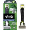 Wilkinson Sword - Hydro Trimmer - Body &Balls - Rasoio Elettrico 2-in-1 per Uomo - Rifinitore con 3 Impostazioni - Testina a 5 Lame con Gel all'Aloe - Confezione x1