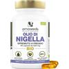 Amoseeds Olio di Nigella BIO | 1.500 mg di Olio di Cumino Nero puro | Prima spremitura a freddo | 59% di acido linoleico | 90 capsule vegetali, vegan | Qualità Superiore