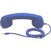 Generic Cornetta telefonica retrò comoda elegante multifunzione classica palmare cablata cuffie cellulari (blu)