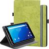 SINSO - Custodia universale per tablet da 7 a 8 pollici, con supporto per tutti i tablet da 7 a 8 pollici (Samsung Tab, iPad Mini, Huawei MediaPad M5 Lite 8 e altri tablet da 7-8, colore: Verde