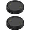 Risveglio Stazione di ricarica per Amazfit Active 2 - Supporto magnetico sicuro e cavo da 1 m - Efficiente per smartwatch, base caricabatterie nero (base separata)