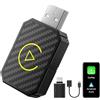 XEERUN Adattatore CarPlay & Android Auto Wireless, Mini Carplay Wireless Stick Plug & Play stabile e veloce, 2 IN 1 Convertire Wired Android Auto/Car Play in Wireless per veicoli con Carplay