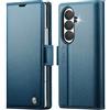 Rerzoiro Cover per Samsung Galaxy Z Fold 8 Ultra Custodia Portafoglio [Blocco RFID] Premium Pelle PU Wallet Case Flip Libro con Porta Carte Slot Supporto Flip Case per Samsung Z Fold 8 Ultra, Blu