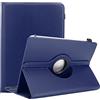 Cadorabo Custodia per tablet compatibile con Asus Zenpad 3S 10 (9.7 Pollici) (Z500M) in BLU SCURO - Custodia protettiva in pelle sintetica con funzione di supporto - Custodia a 360 gradi con elastico