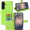 BOCTECH Cover a Libro in Pelle per Samsung Galaxy S26 FE, Verde | Custodia Portafoglio, Pelle Sintetica, Silione, Porta Carte, Chiusura Magnetica, Supporto Pieghevole, Antiurto Flip Case