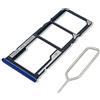 Eonpam Vassoio Carta SIM per (Xiaomi Redmi 9T) qualità Originale Porta Scheda SIM Ricambio Slot Scheda Memoria SD con Pin della Scheda SIM (Blu)