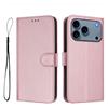 A-BEAUTY Custodia a libro per iPhone 18 Pro Max, in pelle sintetica, rosa | Lanyar - Custodia a portafoglio in pelle PU di alta qualità, blocco RFID, 3 scomparti per carte di credito, supporto