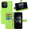 BOCTECH Cover a Libro in Pelle per XIAOMI Redmi Note 17 Pro 5G, Verde | Custodia Portafoglio, Pelle Sintetica, Silione, Porta Carte, Chiusura Magnetica, Supporto Pieghevole, Antiurto Flip Case