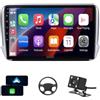 LSLYA Autoradio 2 DIN per Peugeot 208/2008 2012-2018. Wireless Carplay&Android Auto 10,1 Touchscreen Autoradio Peugeot 208 con navigatore