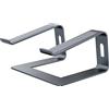 Bewahly Supporto PC Portatile, Ergonomico Supporto Computer Portatile, Staccabile Alluminio Ventilato Porta PC per MacBook Pro/Air, HP, Dell, Lenovo, MateBook, 10-17 Laptop Stand (Grigio)