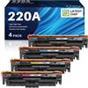 INK4U 220A Toner compatibile per HP 220A Color LaserJet Pro MFP 4302dw | 4302fdw 4202dw 4202dn 4302fdn Nero Ciano Giallo Magenta, 4Pack