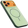 QJONSIU Cover Magnetico per iPhone 18 Pro Max, Antimpronta, Green | Compatibile con MagSafe, Ultrafina, TPU + PC Anti-Graffio Protettiva, Fori Precisi, Ottima Presa
