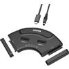 Unitek Enclosure per disco rigido Dual M.2 e Dual SATA 4 in 1, docking station USB-C a 4 alloggiamenti per 2X NVMe PCIe e 2 HDD SSD SATA da 2,5/3,5, 10 Gbps USB 3.2 Gen2 senza attrezzi UASP Trim per