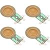 PATIKIL 25.5mm Diametro Tweeter Voce Bobina Altoparlante Resina Azionamento Testa 8 Ohm 4pz