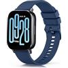Tobfit Cinturino per Xiaomi Redmi Watch 5 Active/5 Lite Bracciale, Morbidi Bracciali Sportivi in Silicone per Redmi Watch 5 Active Uomo Donna (Blu navy)