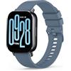 Tobfit Cinturino per Xiaomi Redmi Watch 5 Active/5 Lite Bracciale, Morbidi Bracciali Sportivi in Silicone per Redmi Watch 5 Active Uomo Donna (Blu grigio)