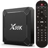 IDEALROYAL Android 13.0 TV Box, Android Box con 4GB RAM 32GB ROM RK3528A CPU Quad Core Arm Cortex A53, TV Box Android supporta 2.4/5.0GHz WiFi6 BT5.X 4K 100M Ethernet USB 3.0/2.0