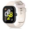 Tobfit Cinturino per Xiaomi Redmi Watch 4/ Redmi Watch 5, Cinturino Silicone di Morbido Traspirante per Xiaomi Smart Band 8 Pro/ 9 Pro Cinturini (Luce stellare)