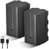 Soonpho 2-Pack NP-F750 Batteria di ricambio Batteria compatibile con Sony NP-F970 F960 F950 F770 F750 F570 F550 per Godox VILTROX Neewer Videocamera/Monitor/Camera