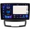 AIEIJJH Autoradio per SsangYong Korando 3 Actyon 2 2010-2013 Android 15 9 Pollici Car Radio con Mirror Link Rear View Camera Swc Per, 8 core 4G+64G