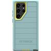 OtterBox serie Defender Custodia per Galaxy S23 Ultra (solo), Vele e Sole (blu/giallo), robusta e durevole, con protezione porte, solo custodia, con difesa microbica, confezione non al dettaglio