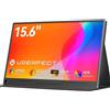UPERFECT Monitor portatile da 15,6 pollici, FHD 1080P, 3000:1, 400 nits | Schermo opaco 125% sRGB con mini HDMI, USB C, per laptop, PC, cellulare, switch con custodia, compatibile con VESA
