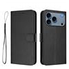 A-BEAUTY Custodia per iPhone 18 Pro, con chiusura magnetica, colore nero | Lanyar - Custodia a portafoglio in pelle PU di alta qualità, blocco RFID, 3 scomparti per carte di credito, supporto