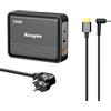 King Ma Alimentatore GaN 330W Multiporta, per ASUS TUF Gaming & ROG Strix laptop | 20V/16,5A, Porta XT60， cavo con jack DC 5,5 x 2,5 mm，Alimentatore ricarica rapida，compatto e portatile