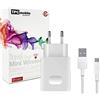 TPC Mobile Caricabatterie 10 W + cavo micro USB per Huawei Y5, Y5p, Y6, Y6s, Y6p, Y7, Y7p, Y8s, Y9, P40 Lite E, P8 Lite, P Smart