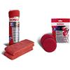 SONAX Panno in Microfibra per Esterni, Elimina i Residui di Polish senza Graffiare & Applicatore in Spugna Super Soft per la Distribuzione Liscia e Delicata di Cere, Sigillanti e Lozion