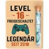 MOPZIJA biglietto compleanno,regalo 16 anni ragazzo,biglietto auguri,buoni regalo,bomboniere 16 anni maschio，Console per videogiochi Lista dei desideri,Il Regalo per i Giocatori,16 anni