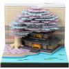 Generic Calendario 2027 con albero 3D, calendario 2027, blocco note 3D a strappo | Modello ad albero, calendario 2027 con calendario da 52 settimane, display da tavolo, pagine a strappo, blocco note