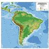 Aurora Store.it CARTINA GEOGRAFICA AMERICA MERIDIONALE BIFACCIALE SUD AMERICA FISICA POLITICA 100X140 CM CARTINA