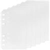 Zelten 6 pezzi A6 6 fori divisore raccoglitore di plastica divisore raccoglitore impermeabile 6 fori divisore per organizzatore personale (Divider, A6)
