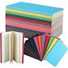 Wenrescry Quaderni A6 - 24 Pezzi Mini Quadernini, 12 Colori, 48 Pagine, Copertina Kraft, Piccoli Taccuini per Scuola, Ufficio, Bambini, Viaggi, Diario