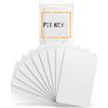 PTT-KEY® | 10 schede RFID 13,56 MHz | MCT programmabile su smartphone Android | UID modificabile | Chip CUID | Carta Vigik Universale | NFC Tag | Badge Passaggio Ovunque | Badge Edificio | Lettore