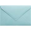 Netuno 25 buste per lettere piccole blu chiaro formato C7 80 x 120 mm 115g Sirio Color Celeste buste mini carta colorata per piccole inviti biglietti da visita soldi buste portasoldi blu