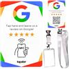 TAPSTAR NFC Card QR Recensioni Google - Tecnologia avanzata Aumenta Recensioni Google - Compatibile con Android & iPhone - Configurazione rapida con Web App - Impermeabile e senza abbonamenti (inglese)
