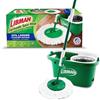LIBMAN COMMERCIAL Libman Tornado Spin Mop System, mocio e secchio con strizzatore, mocio rotante, mocio per pavimenti, Libman Mop per la pulizia dei pavimenti, mocio per pavimenti in legno duro, 1 testa per mocio