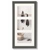 walther design Grigio 3X 13x18 cm Galleria con passe-partout, Cornice in Legno per Uso residenziale HO338D