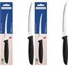Tramontina Coltello Pomodoro, Plenus Nero 13 cm (Confezione da 2)