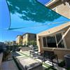 SUNLAX Tenda parasole, 3 x 3,5 x 3,5 x 4,5 m, triangolo destro, parasole per esterni, patio, pergola, vele parasole, blocco UV