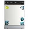 Cecotec Lavastoviglie 60 cm Libera Installazione Bolero Aguazero 6550 Inox | 16 Coperti, 3° Cestello Posate, Motore Inverter Plus Duo, Touch, 12 Programmi, Asciugatura con Apertura Automatica O2Dry