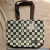 Sanrio Borsa a tracolla in tela Inujirushi Seisakusho x Hello Kitty verde prodotta...