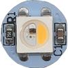 Vrabocry SK6812 (simile a WS2812B) RGBWW chip LED indirizzabili individualmente, bianco caldo (2700 - 3000 K) con PCB bianco (104,2 mm x 93,8 mm), integrato 5050 SMD RGB DC5 V, 100 pezzi